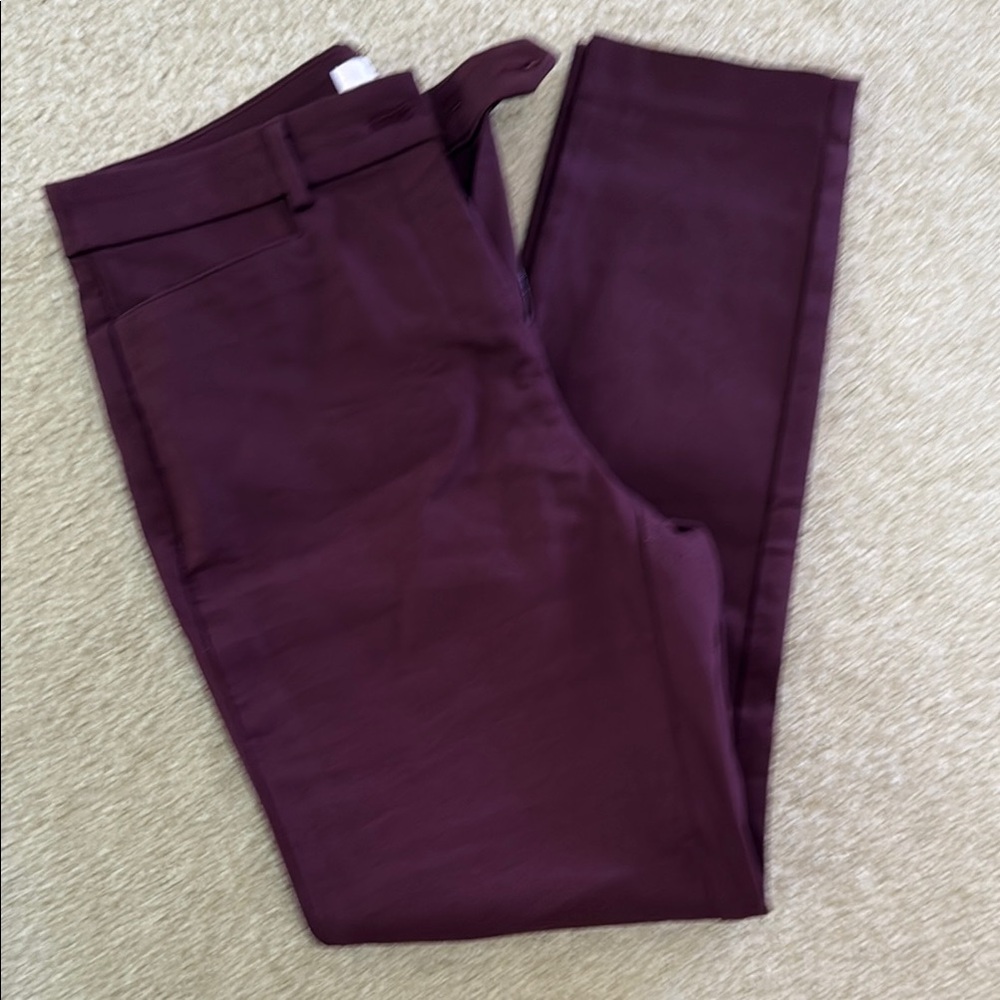 LOFT Burgundy Pants